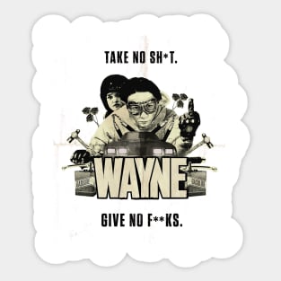 Wayne Destructive Teenager Sticker